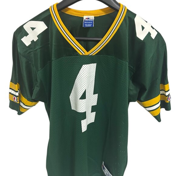 VTG Green Bay Packers Brett Favre NFL #4 Football Jersey Men's Size 40 - Picture 1 of 7